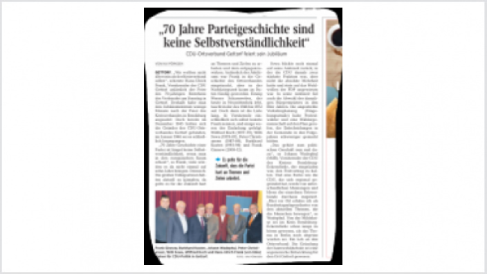 Zeitungsausschnitt